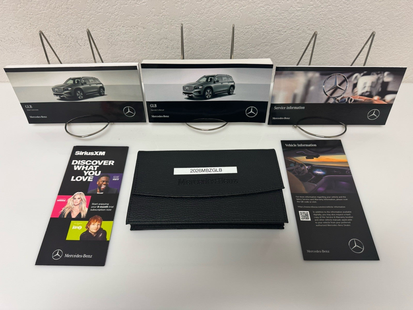 2026 Mercedes-Benz GLB Genuine OEM Owner's Manual Set w/Mercedes Case