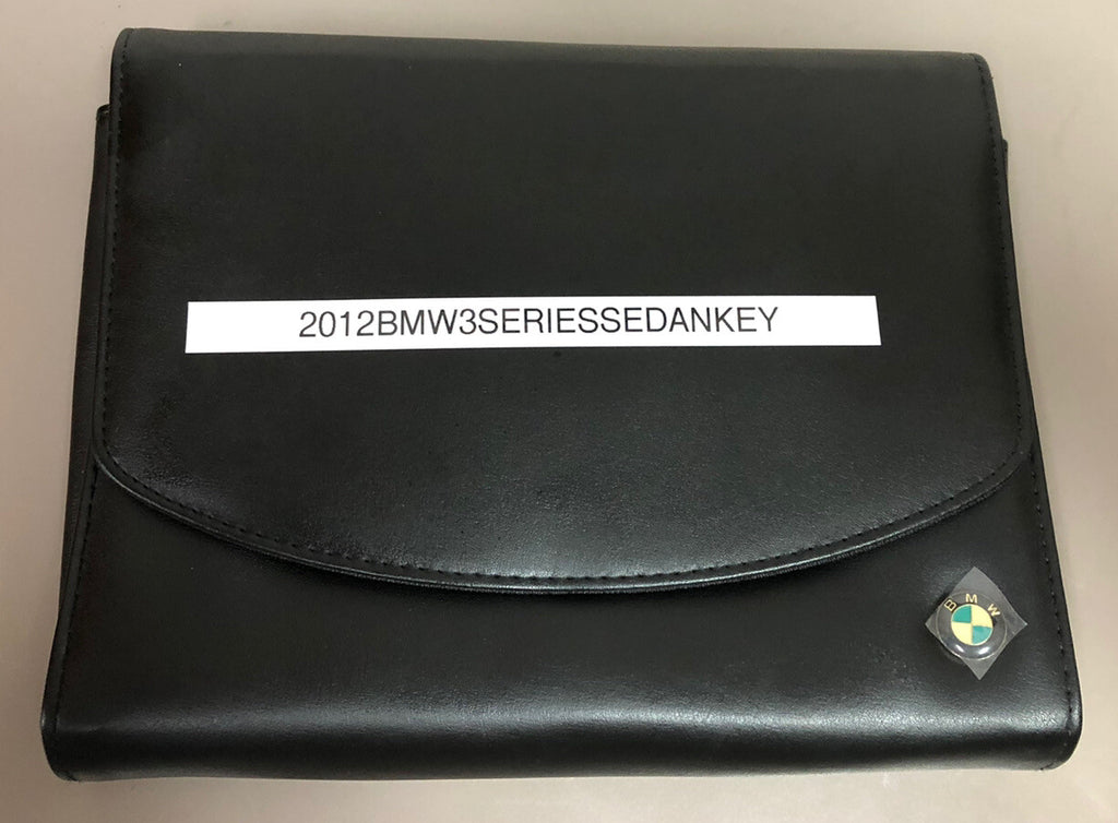 2012 BMW 3 Series Sedan 320i 328i 335i Genuine OEM Owner Manual w/Bonus Key FOB