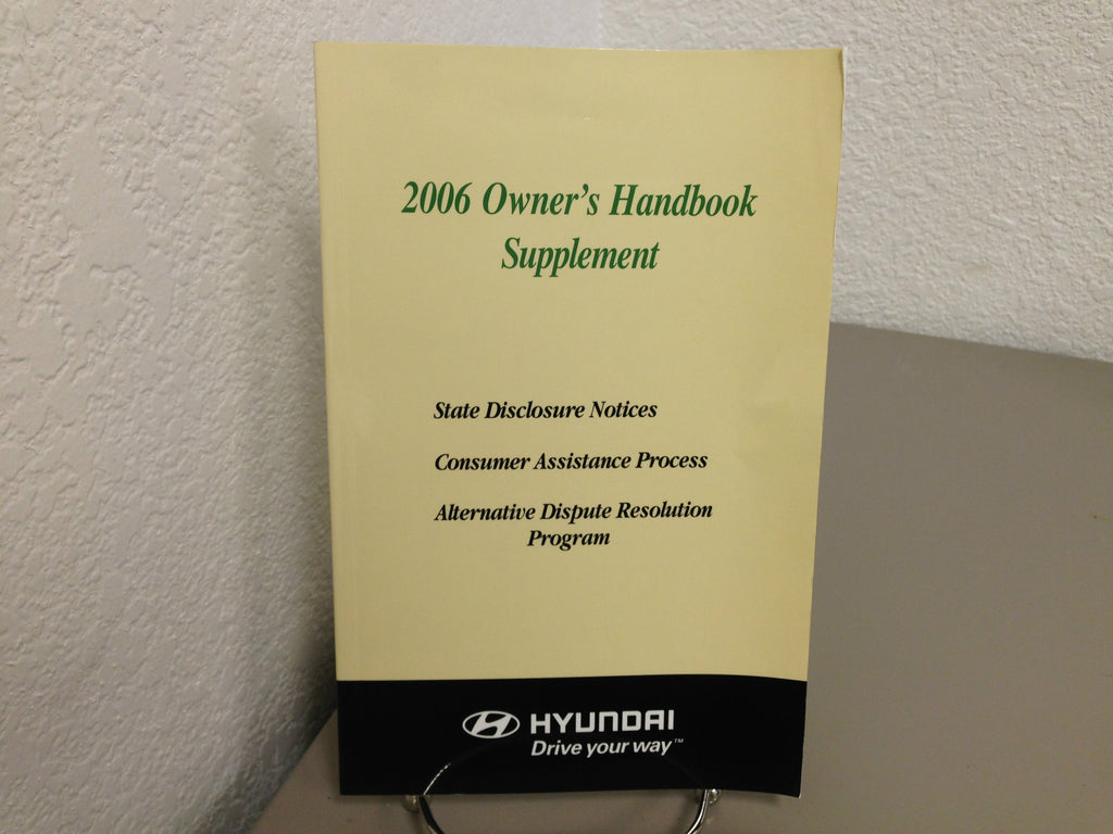2006 Hyundai Azera Genuine OEM Owner's Manual Set with Case - Free Shipping