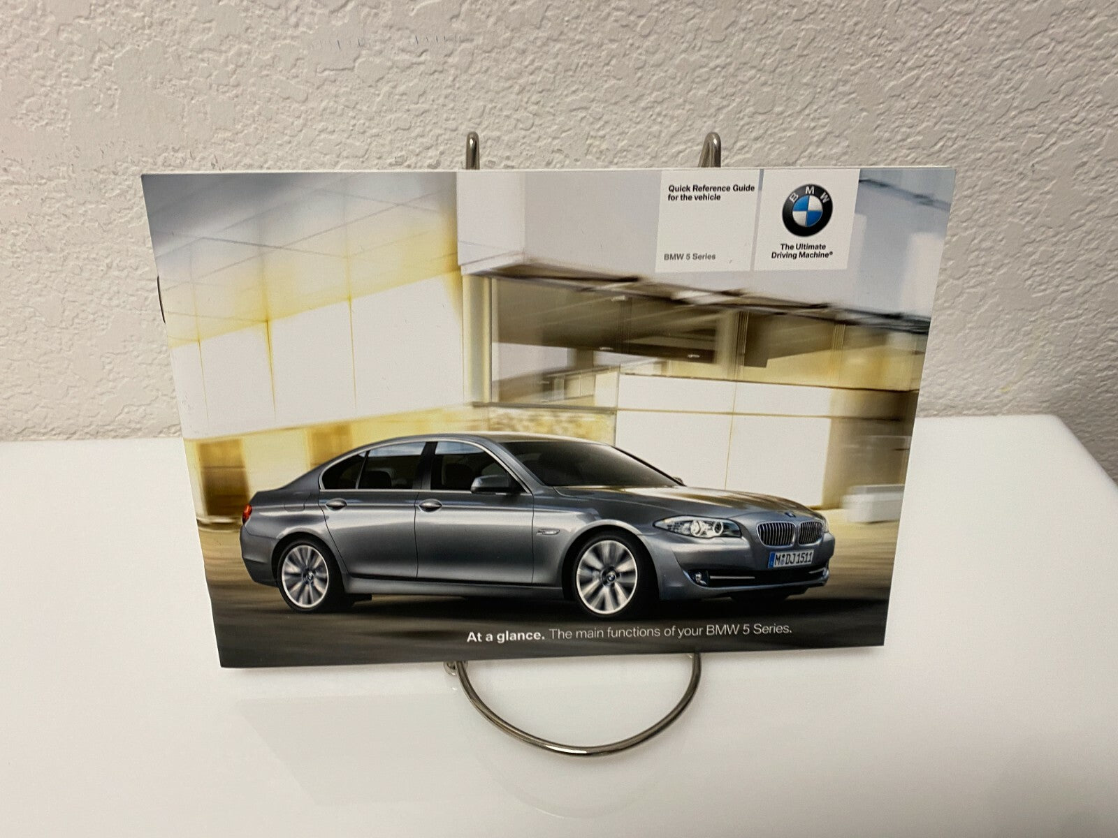 2011 BMW 5-Series 528i 535i 550i 535i xDrive 550i xDrive OEM Owner's Manual Set