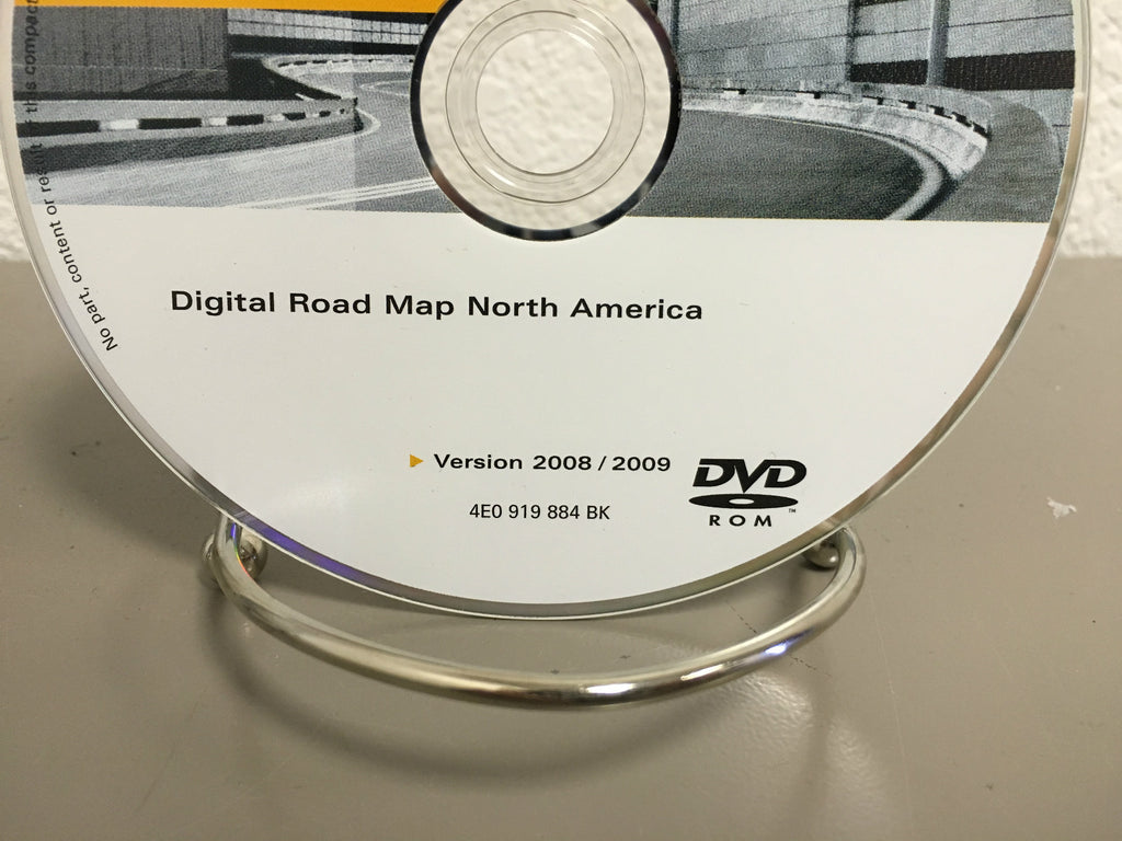 AUDI Navigation System North America DVD - Version 2008/2009
