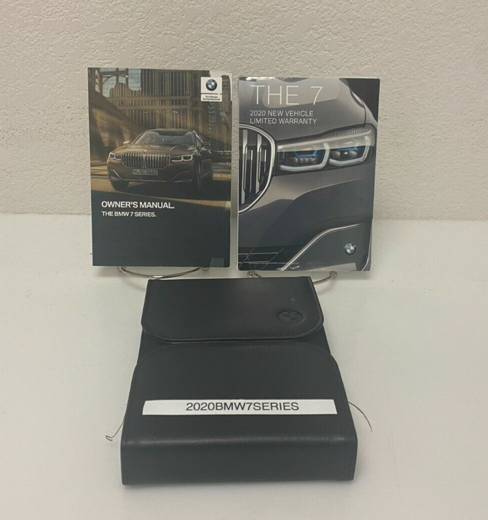 2020 BMW 7 Series Sedan 750Li 750i 740Li M760Li xDrive OEM Owner's Manual w/Case
