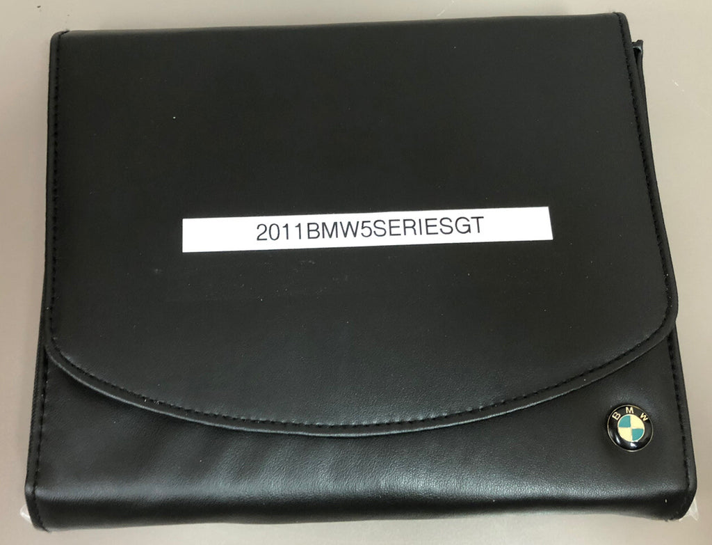2011 BMW 5-Series 535i 550i Gran Turismo Genuine OEM Owner's Manual Set w/Case