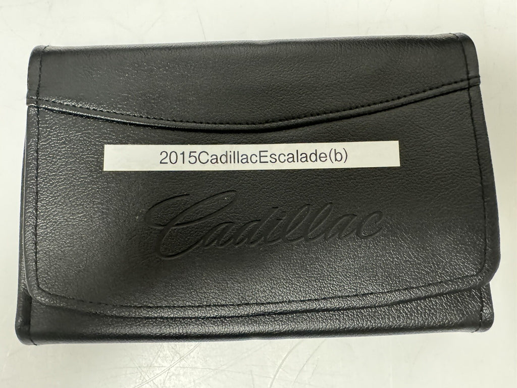 2015 Cadillac Escalade Genuine OEM Owner's Manual Set w/Navigation & Case