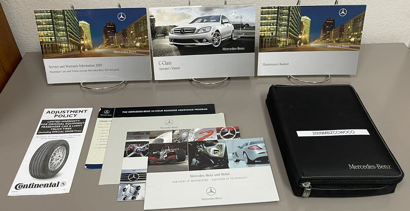 2009 Mercedes-Benz C-Class C230 C300 C350 C63 AMG Owners Manual - Free shipping