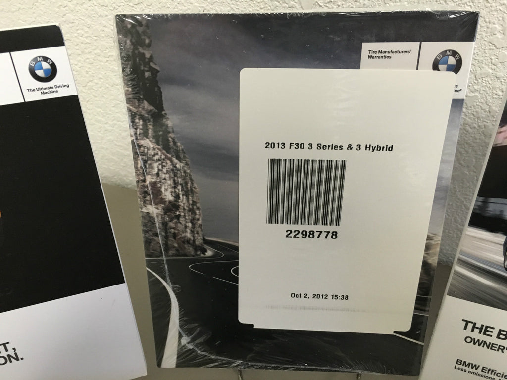 2013 BMW Active Hybrid 3 OEM Owner's Manual w/ Key FOB