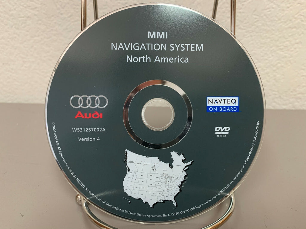 2004-2006 Audi A8 S8 A8L A6 S6 RS6 OEM Navigation MMI Disc W531257002A Vers.4