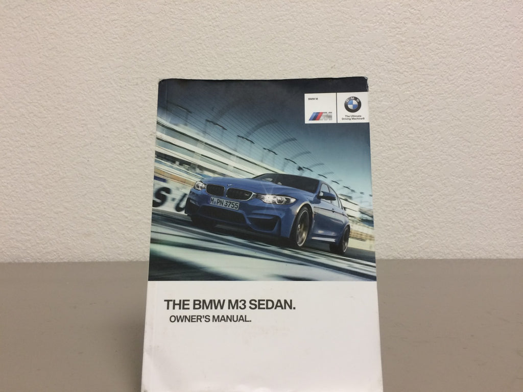 2016 BMW M3 Sedan Genuine OEM Owner's Manual Set w/ "M" Case & Bonus Key FOB
