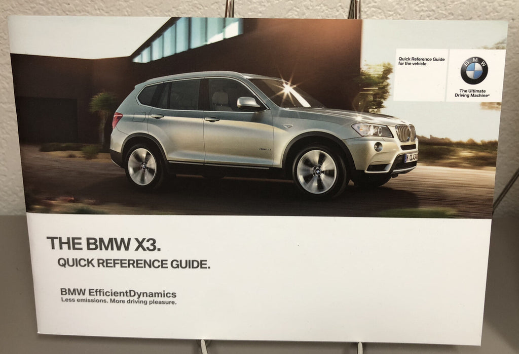 2012 BMW X3 28i 35i xDrive Genuine OEM Owner's Manual Set w/BMW Case