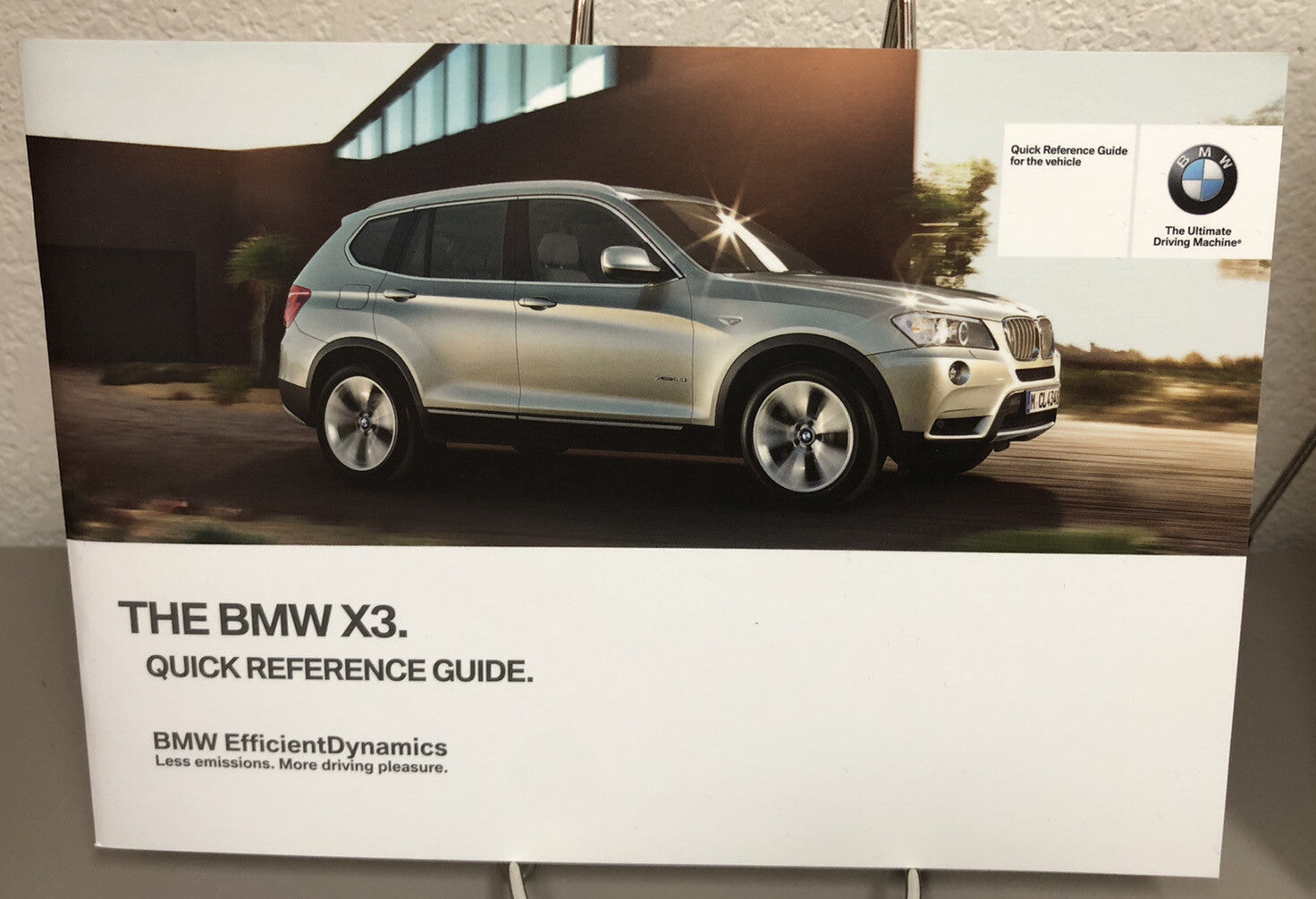 2012 BMW X3 28i 35i xDrive Genuine OEM Owner's Manual Set w/BMW Case