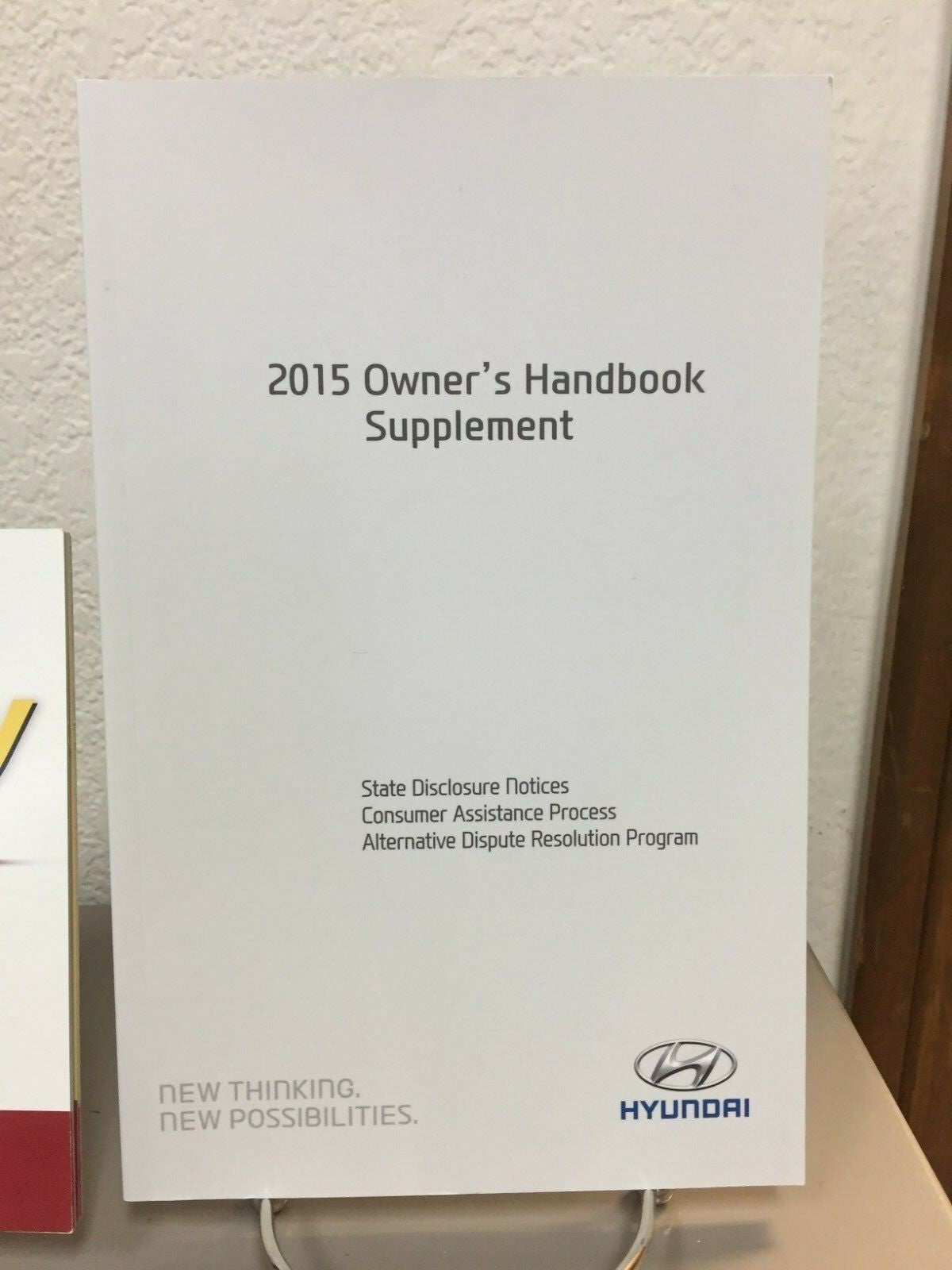 2015 Hyundai Elantra Sedan Genuine OEM Owner's Manual Set w/Case & Bonus Key FOB