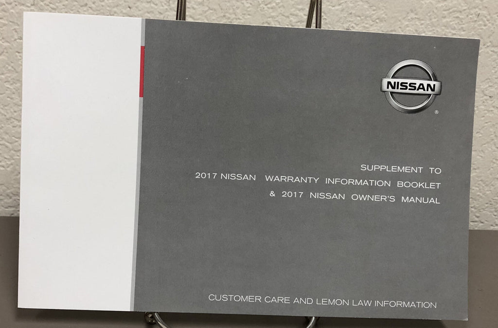 2017 Nissan Rogue Genuine OEM Owner's Manual Set with Protective Nissan Case