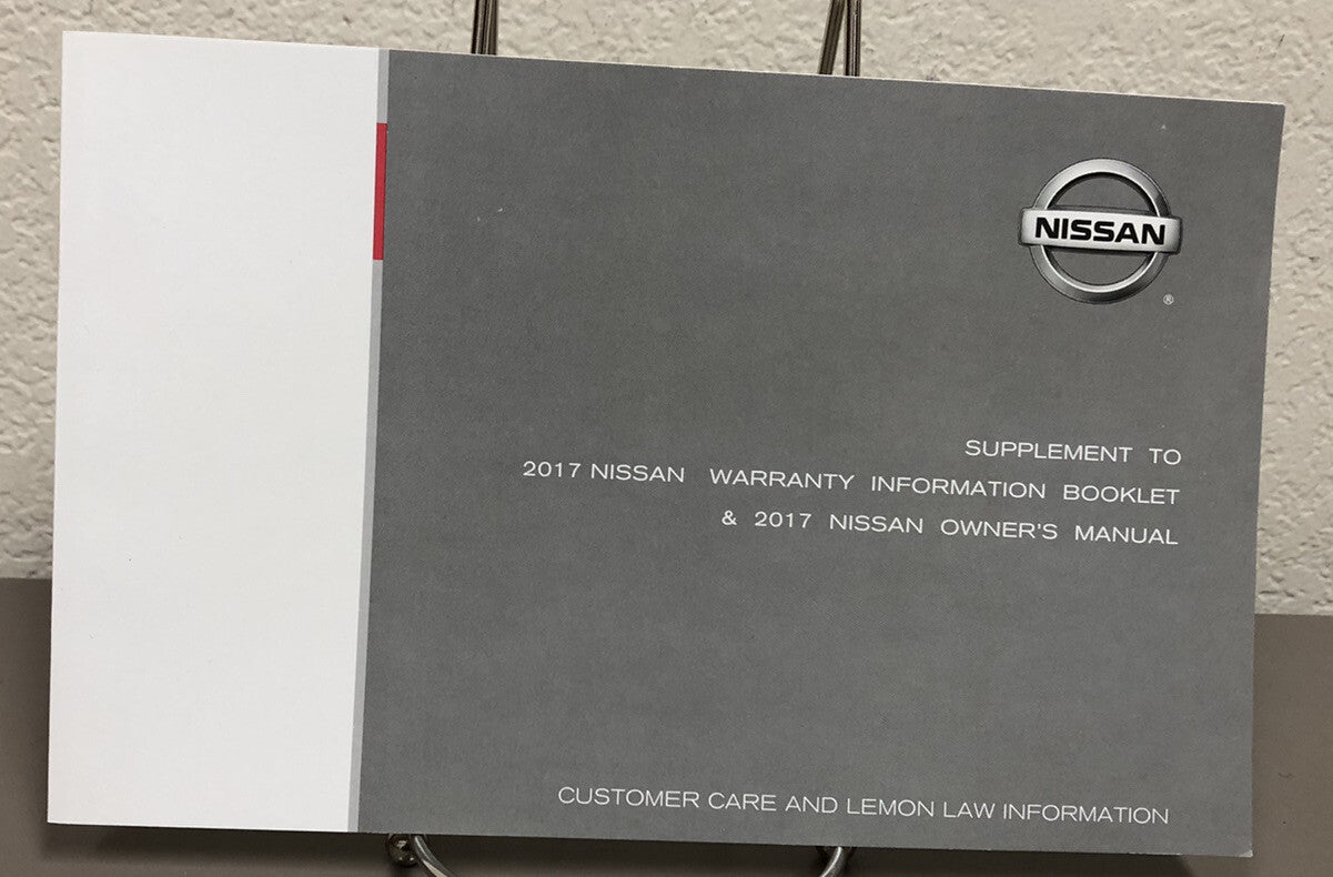 2017 Nissan Rogue Genuine OEM Owner's Manual Set with Protective Nissan Case