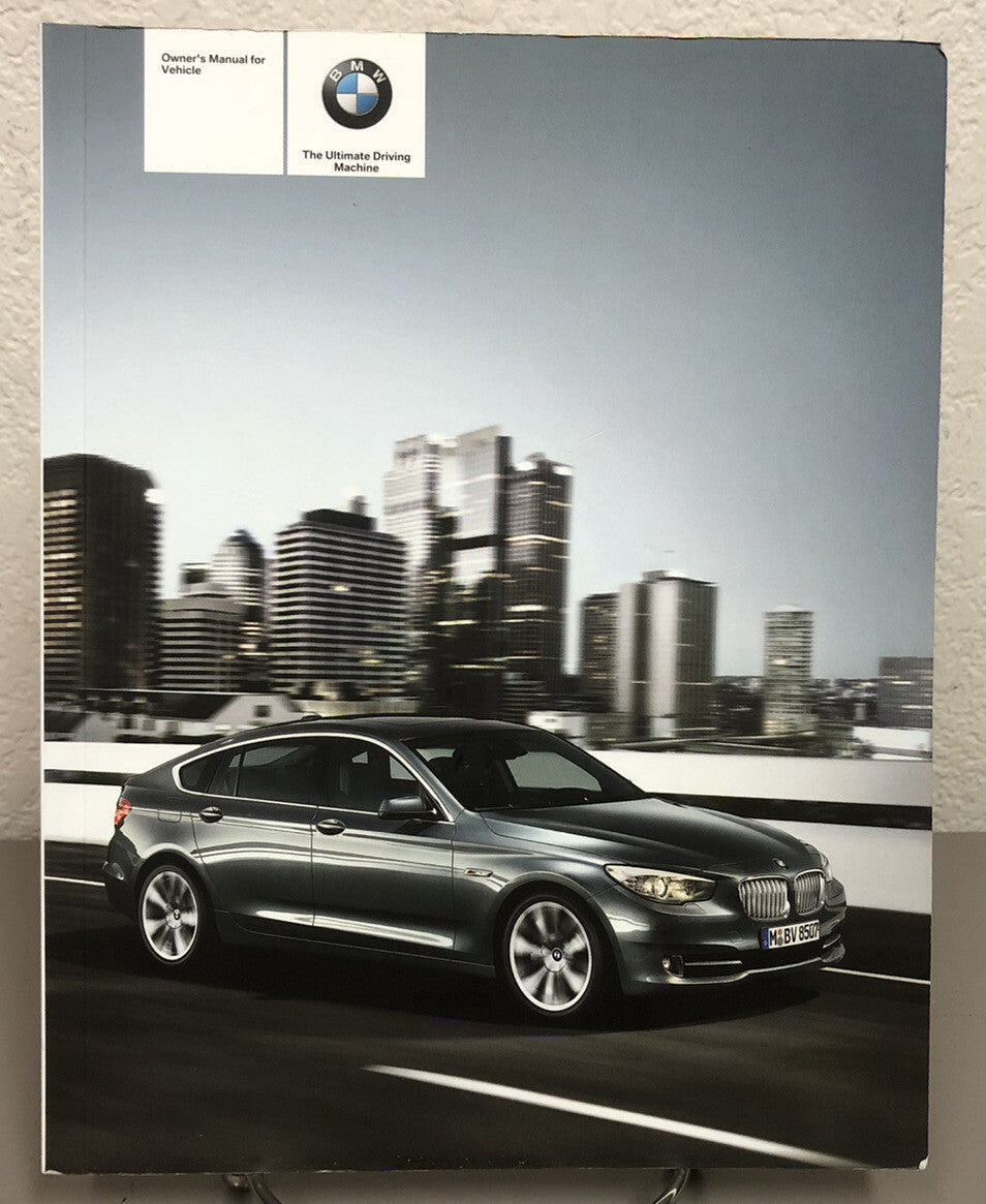 2010 BMW 550i Gran Turismo OEM Owner's Manual with Case Fast Free U.S. Shipping