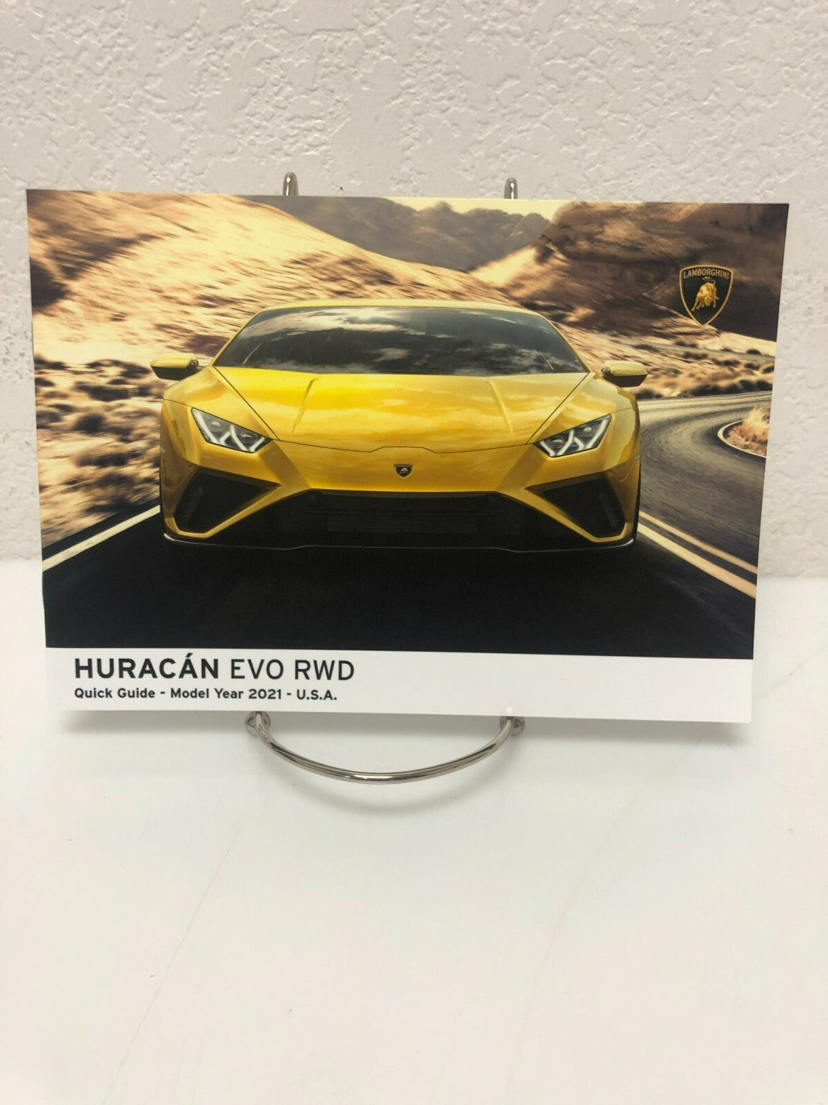 2021 Lamborghini Huracan EV0 RWD Genuine OEM Owner's Manual Set W/Case Free Ship