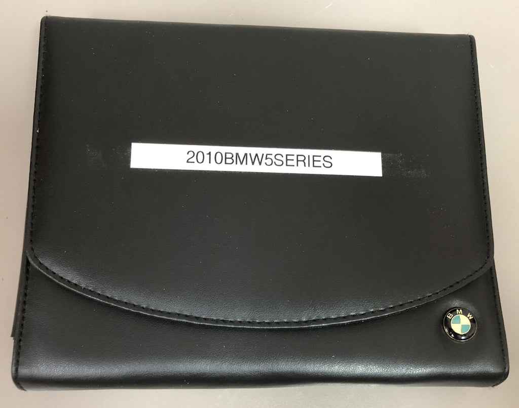 2010 BMW 528i 535i 550i 528i xDrive 535i xDrive OEM Owner's Manual w/BMW Case