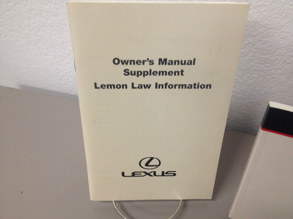 1997 Lexus ES300 Genuine OEM Owner's Manual Set w/Lexus Case--Free Shipping!!!