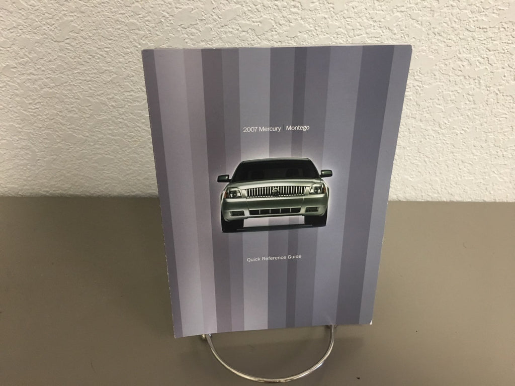 2007 Mercury Montego Genuine OEM Owner's Manual Set w/Case and Bonus Key FOB