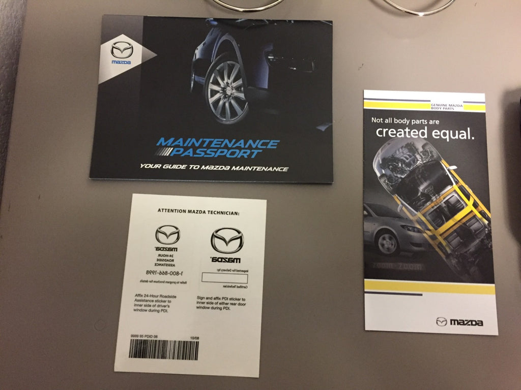 2014 Mazda 3 Genuine OEM Owner's Manual Set w/Navigation Manual & Mazda Case