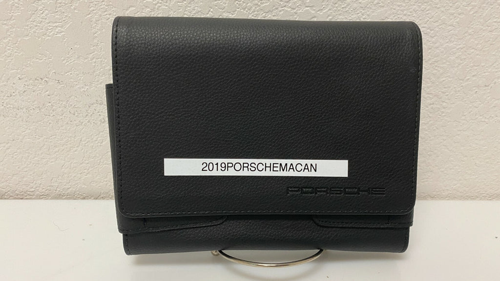 2019 Porsche Macan Genuine OEM Owner's Manual w/Navigation and logo case