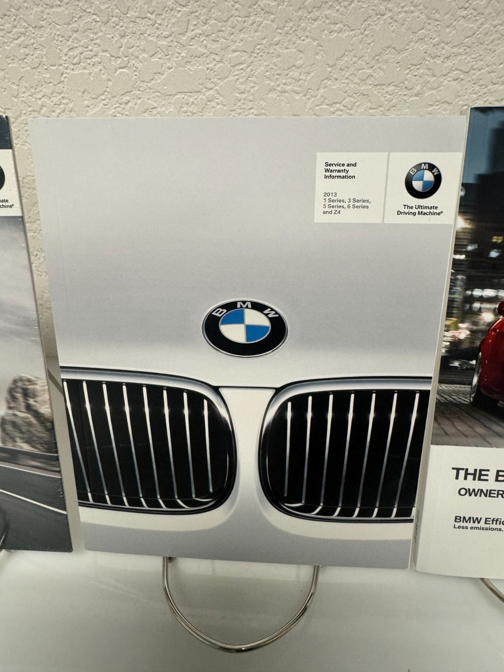 2012 BMW 3 Series Coupe/Convertible Owner's Manual Set w/BMW Case & iDrive/Navi