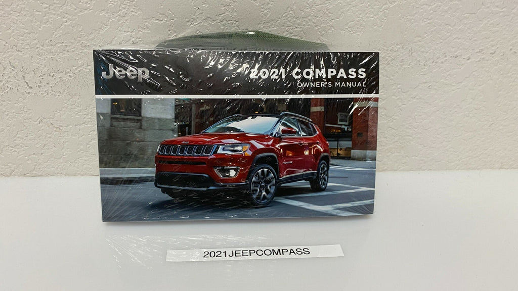 New Sealed 2021 Jeep Compass Owner's Manual Kit - P/N P68510206AB Free Shipping!