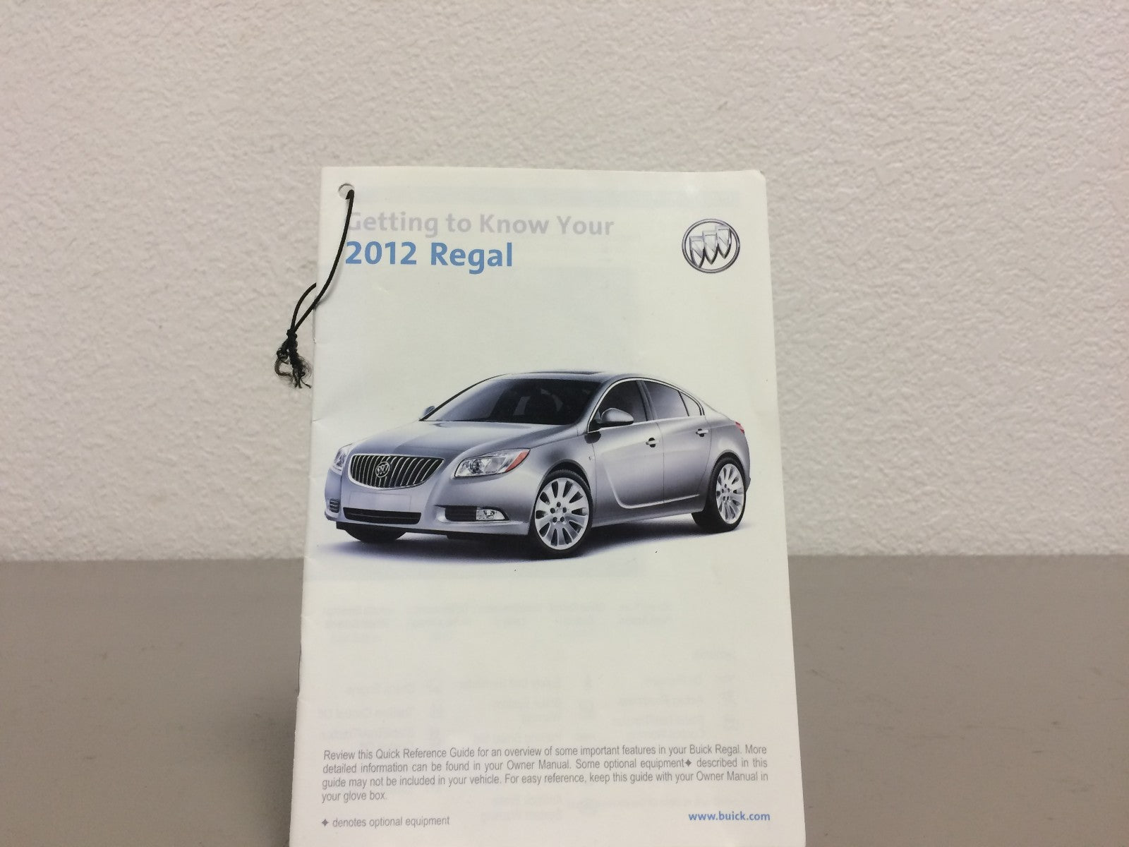 2012 Buick Regal Genuine OEM Owner's Manual Set with MyLink/IntelliLink Manual