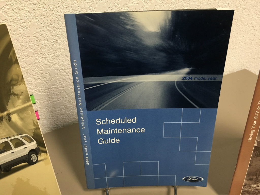 2004 Ford Escape Owner's Manual Genuine OEM Owners Manual Set - Free Shipping