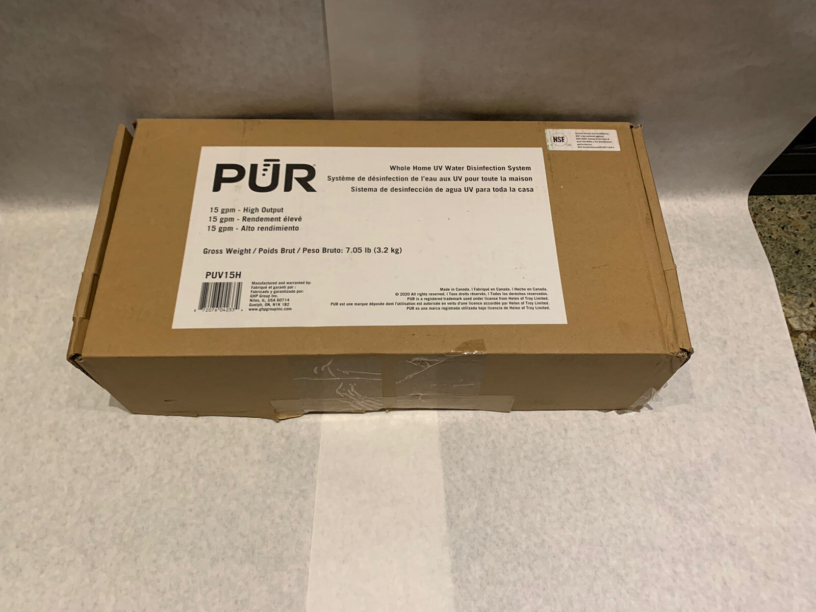 PUR UV Whole House UV Water Filtration System--Parts Only Missing Ballast