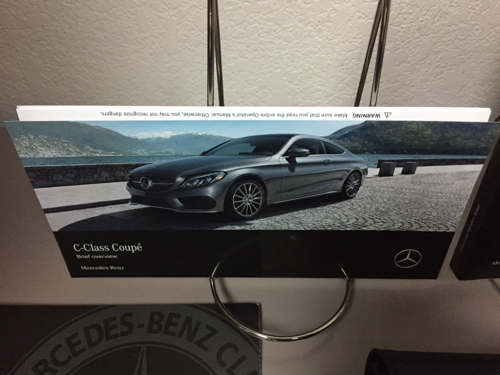 2018 Mercedes-Benz C-Class Coupe Genuine OEM Owner's Manual Set w/Mercedes Case