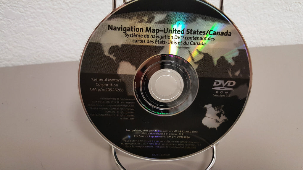 2008 2009 2010 2011 2012 GM Navigation DVD Map Buick Enclave & Cadillac Escalade