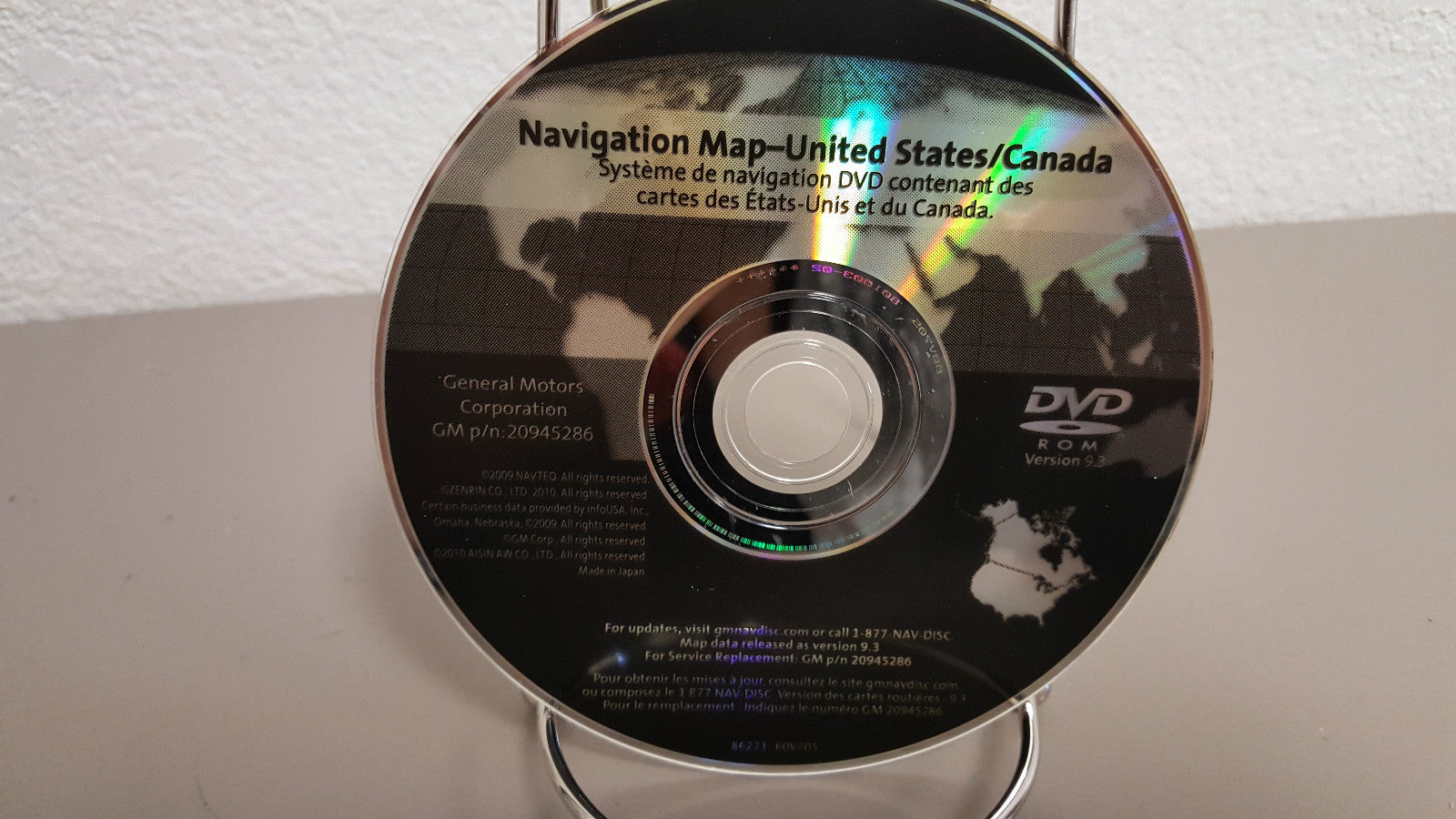 2008 2009 2010 2011 2012 GM Navigation DVD Map Buick Enclave & Cadillac Escalade