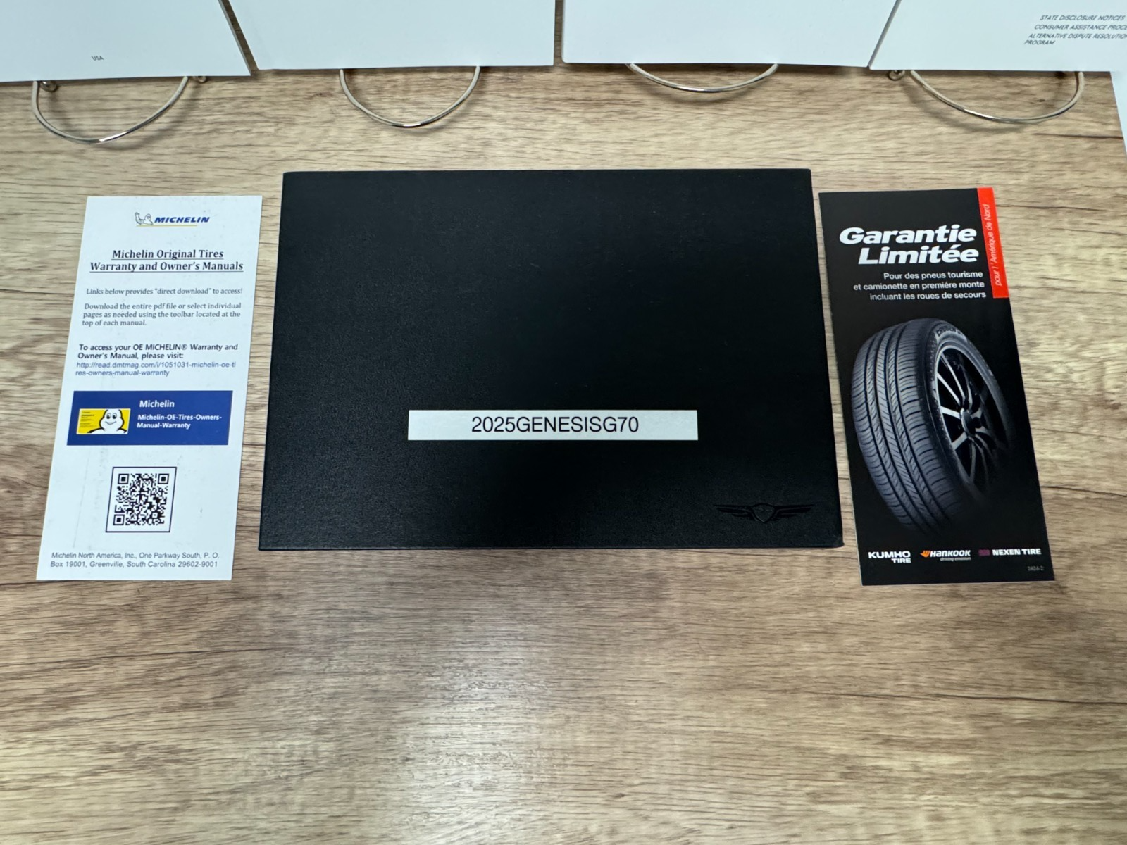 2025 Genesis G70 Genuine OEM Owner's Manual Set w/Protective Case