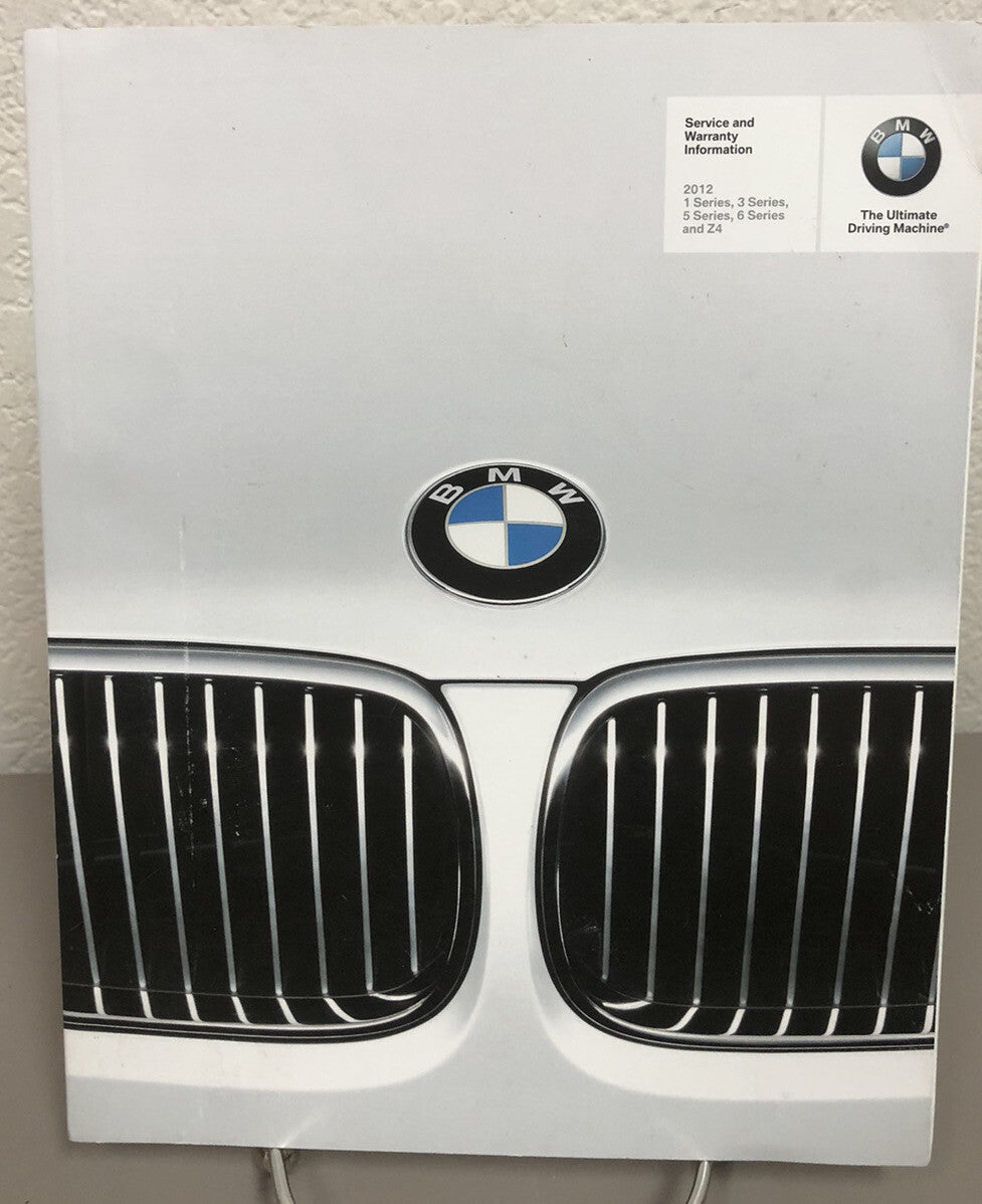 2012 BMW 3-Series Sedan Genuine OEM Owner's Manual Set w/BMW Case--Free Shipping