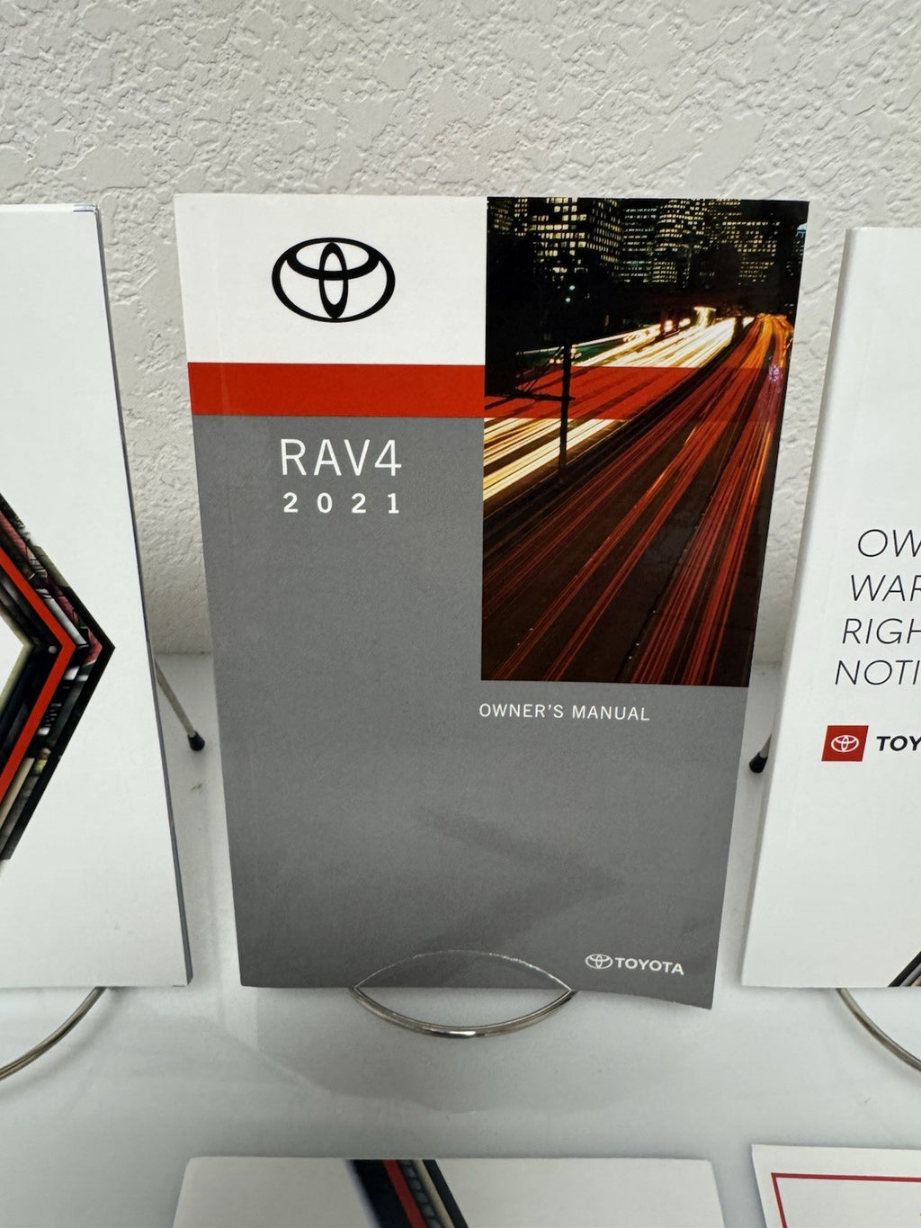 2021 Toyota RAV4 Genuine OEM Owner's Manual Set