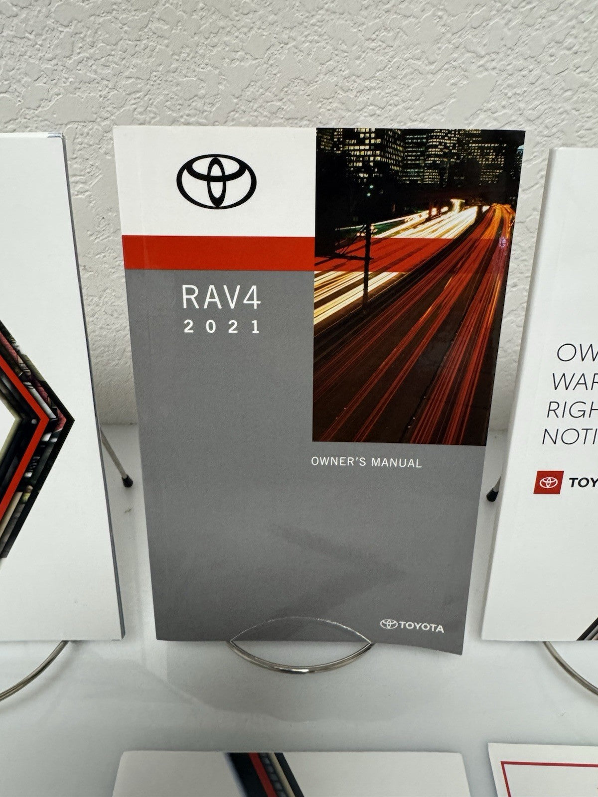 2021 Toyota RAV4 Genuine OEM Owner's Manual Set