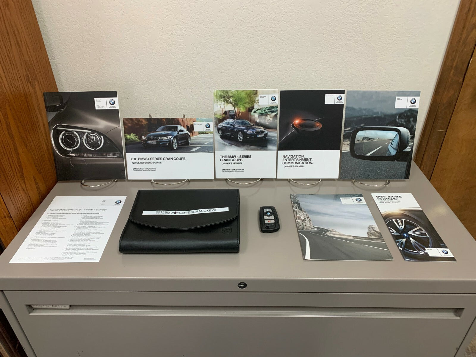 2015 BMW 4 Series 428i 435i xDrive Gran Coupe OEM Owner's Manual Set w/Bonus FOB