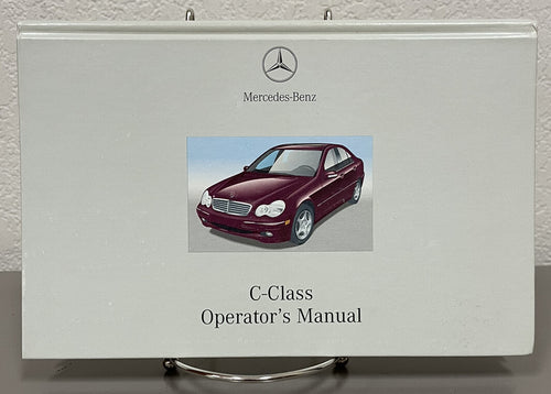 2002 Mercedes-Benz C-Class C240 C320 C32AMG Genuine OEM Owners Manual Set w/Case