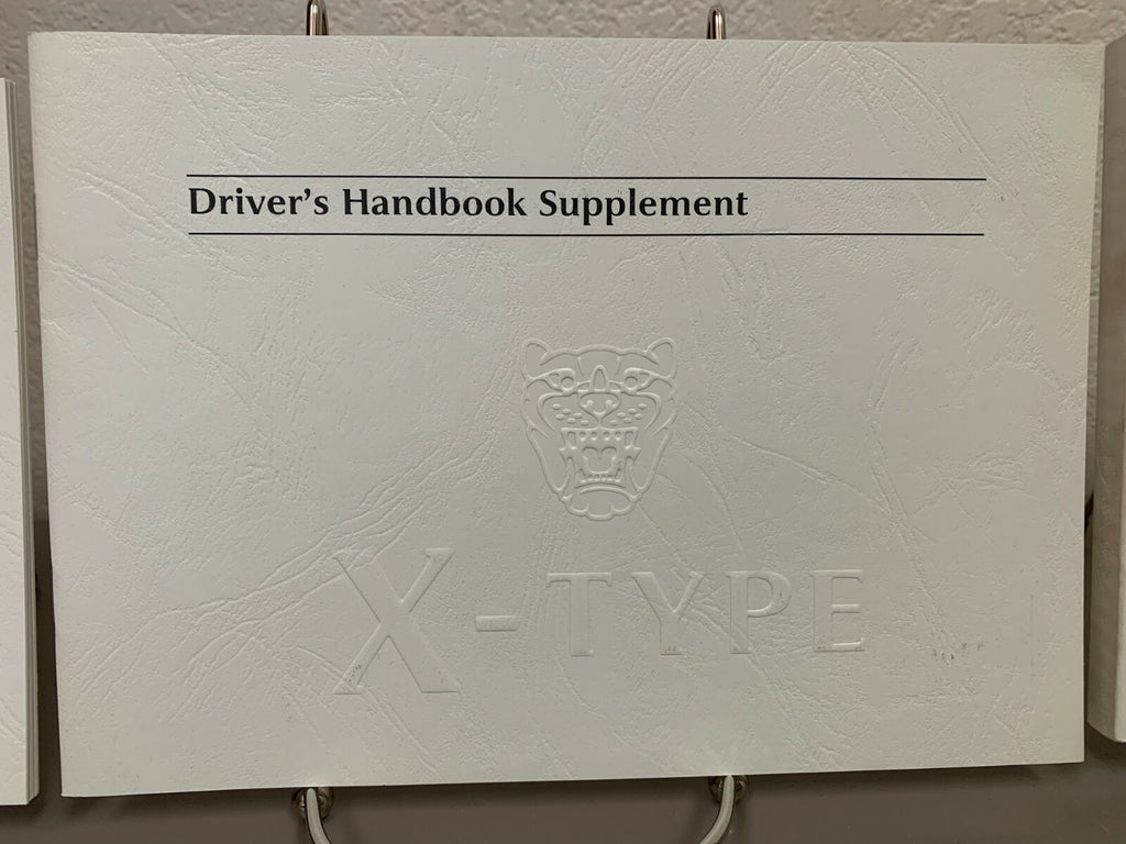 2002 Jaguar X-Type 2.5 & 3.0 Genuine OEM Owner's Manual Set w/Case-Ships Free!!