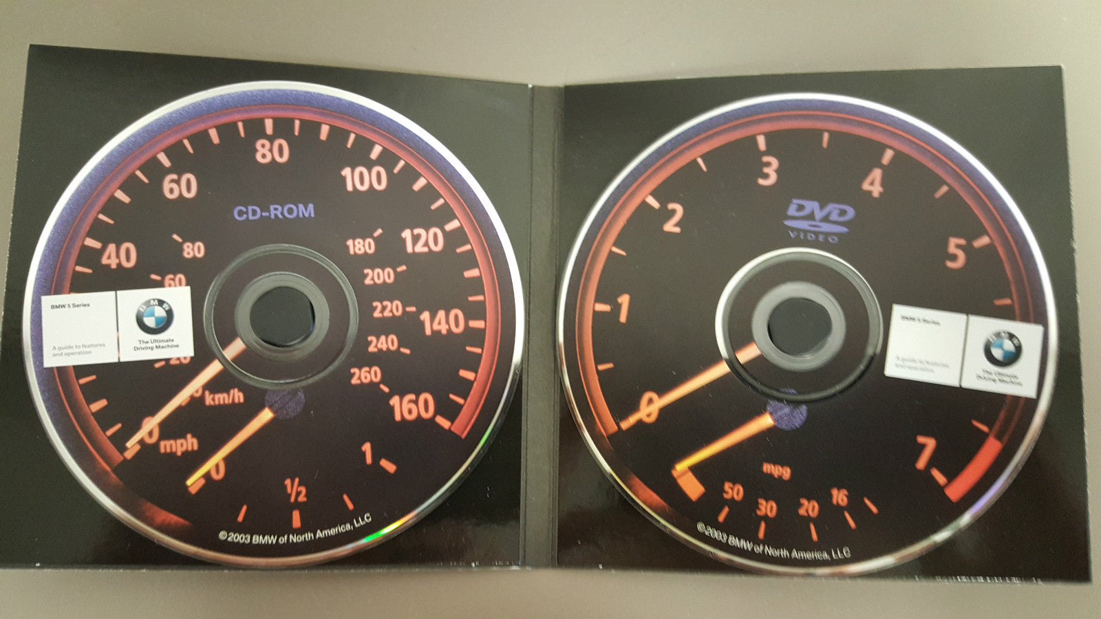 2004 BMW 5-Series Guide to Features & Operation CD/DVD
