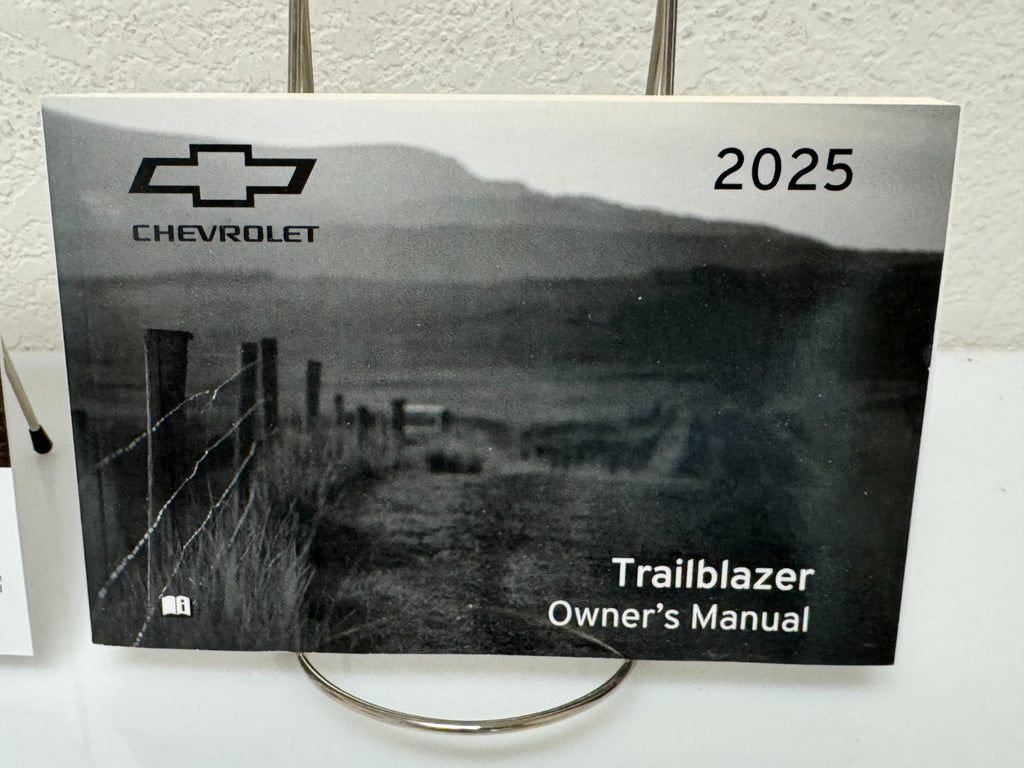 2025 Chevrolet Chevy Trailblazer Genuine OEM Owner's Manual