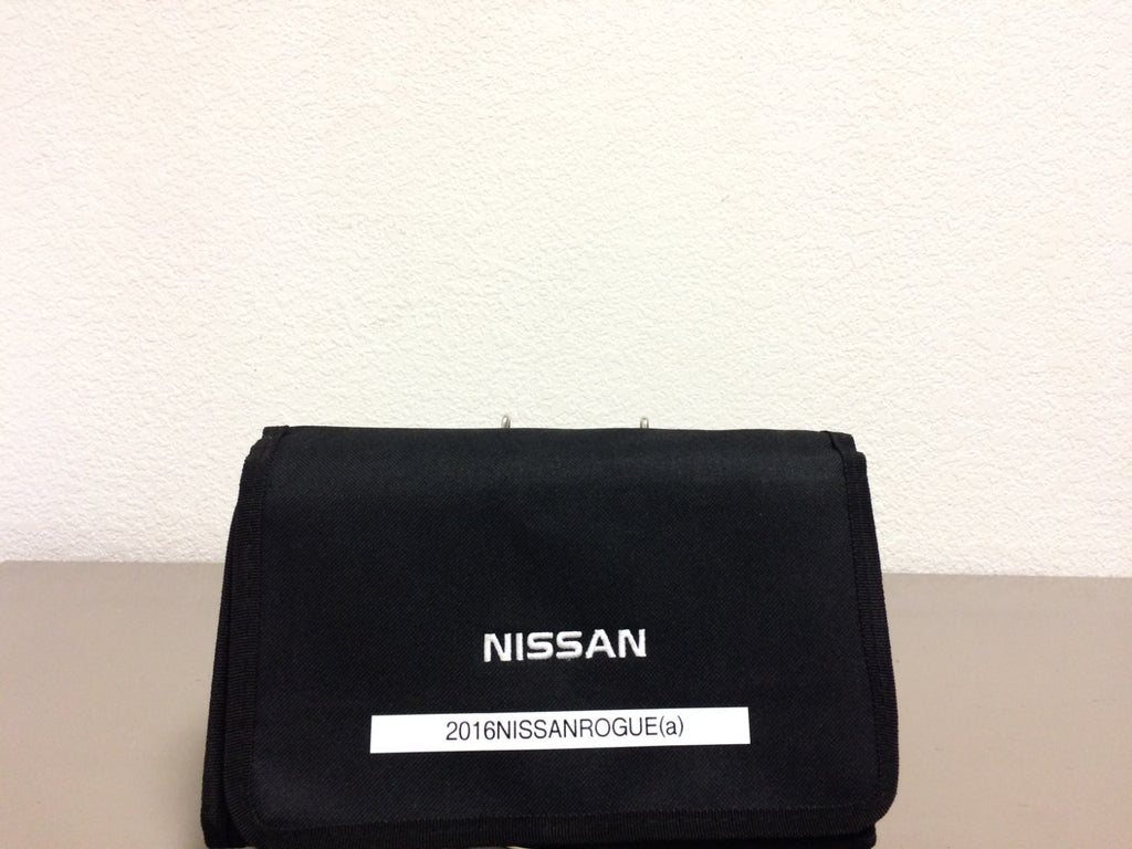 2016 Nissan Rogue Genuine OEM Owner's Manual Set w/Navigation Manual & Case