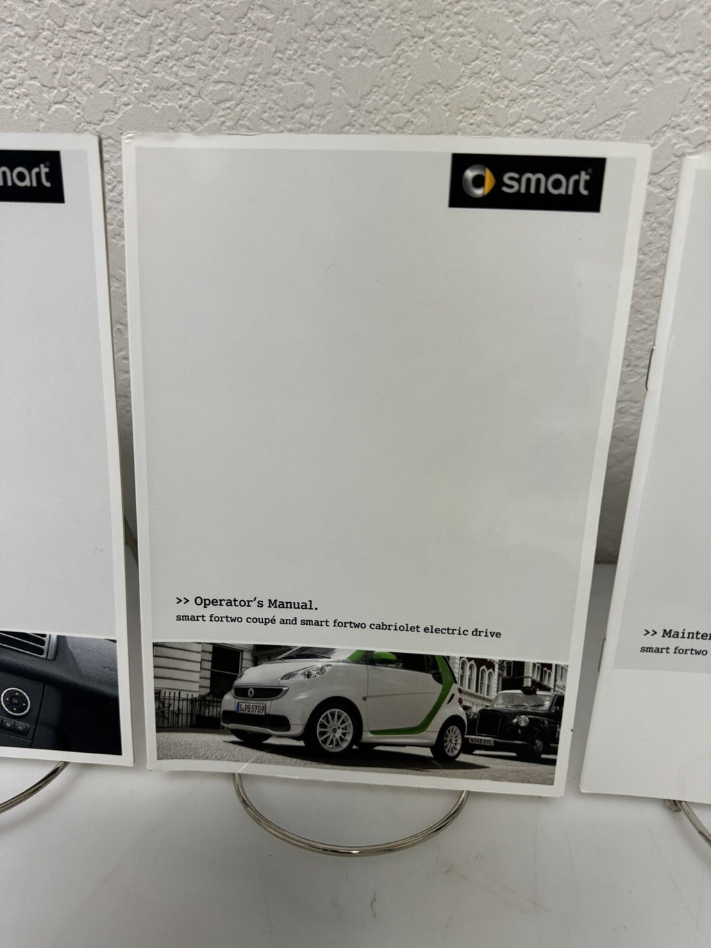 2014 Smart ForTwo Electric Car Owners Manual w/Bonus Key FOB-Genuine OEM