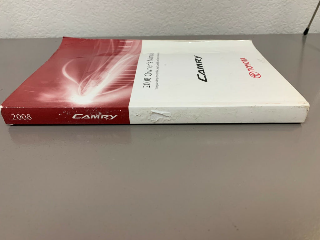 2008 Toyota Camry Genuine OEM Owner's Manual