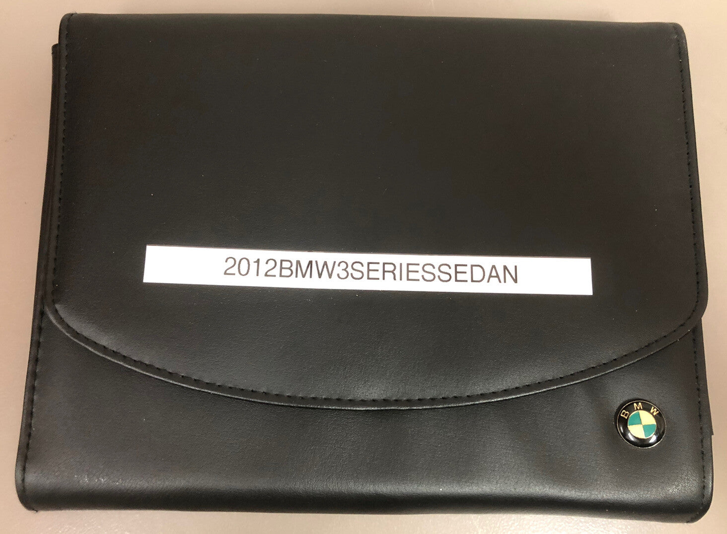 2012 BMW 3 Series Sedan 328i 335i OEM Owner's Manual Set w/BMW Case & iDrive