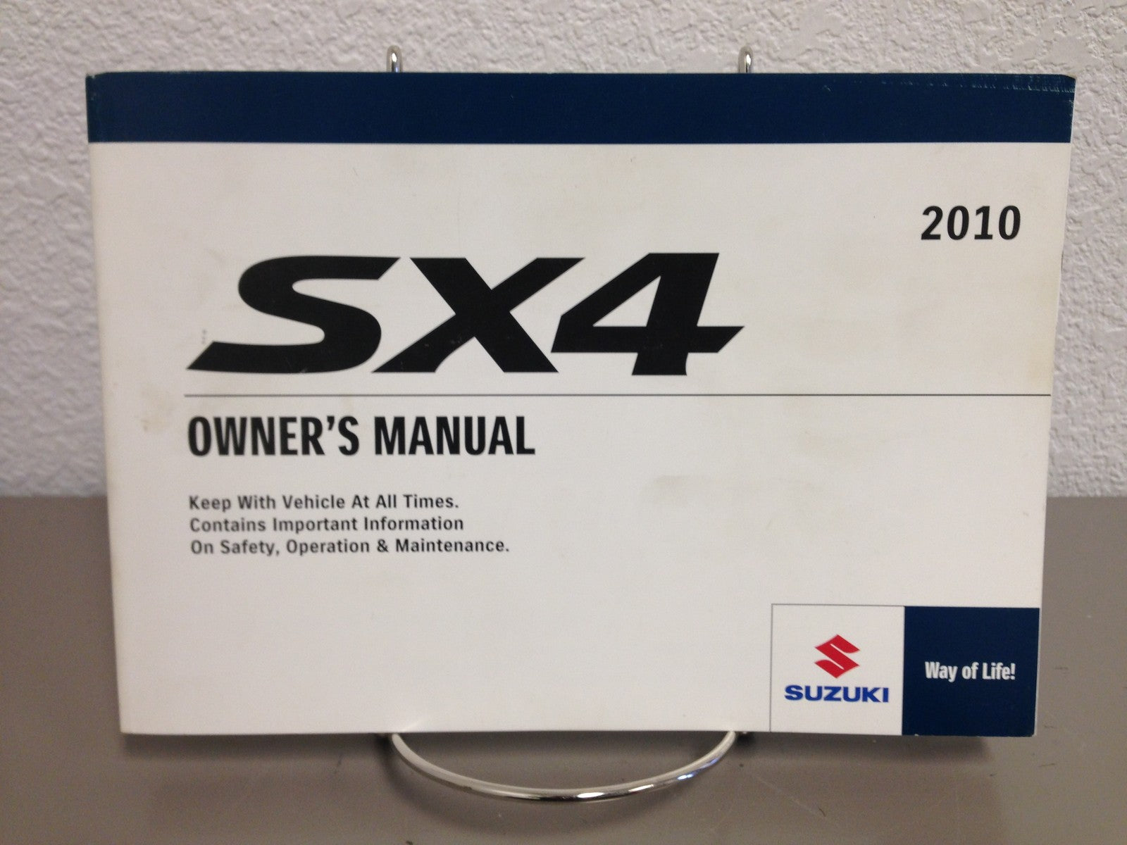 2010 Suzuki SX4 OEM Owner's Manual w/ Supplements & Case - Free Shipping