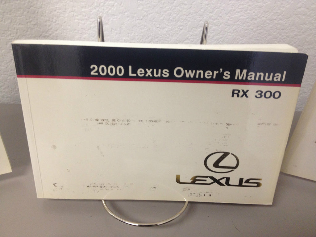 2000 Lexus RX 300 Genuine OEM Owner's Manual Set w/Lexus Case-- Free Shipping!
