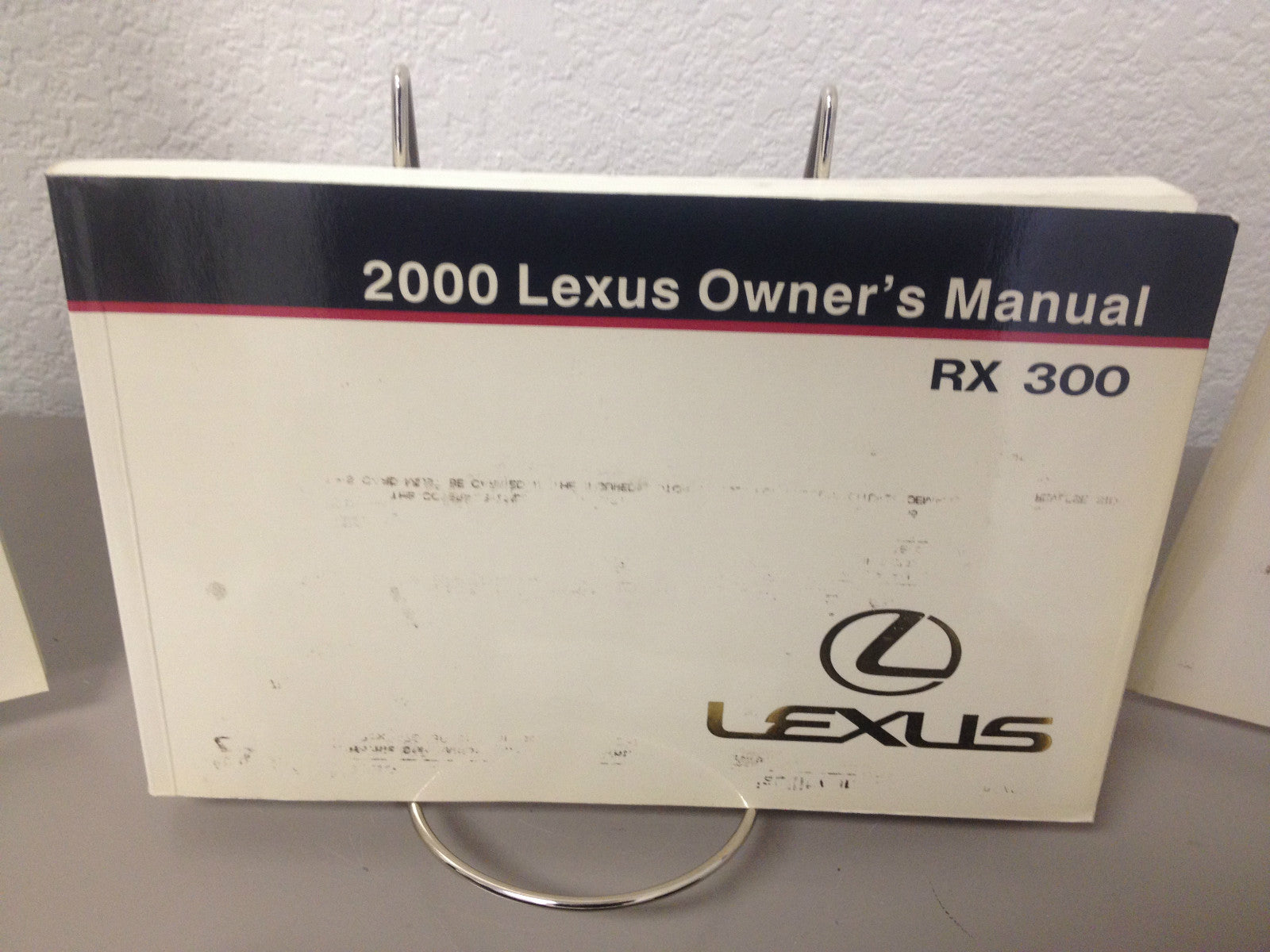 2000 Lexus RX 300 Genuine OEM Owner's Manual Set w/Lexus Case-- Free Shipping!