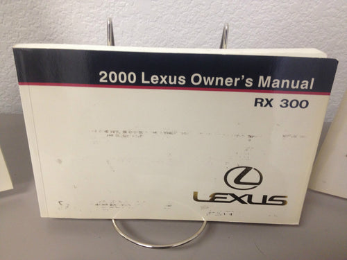 2000 Lexus RX 300 Genuine OEM Owner's Manual Set w/Lexus Case-- Free Shipping!