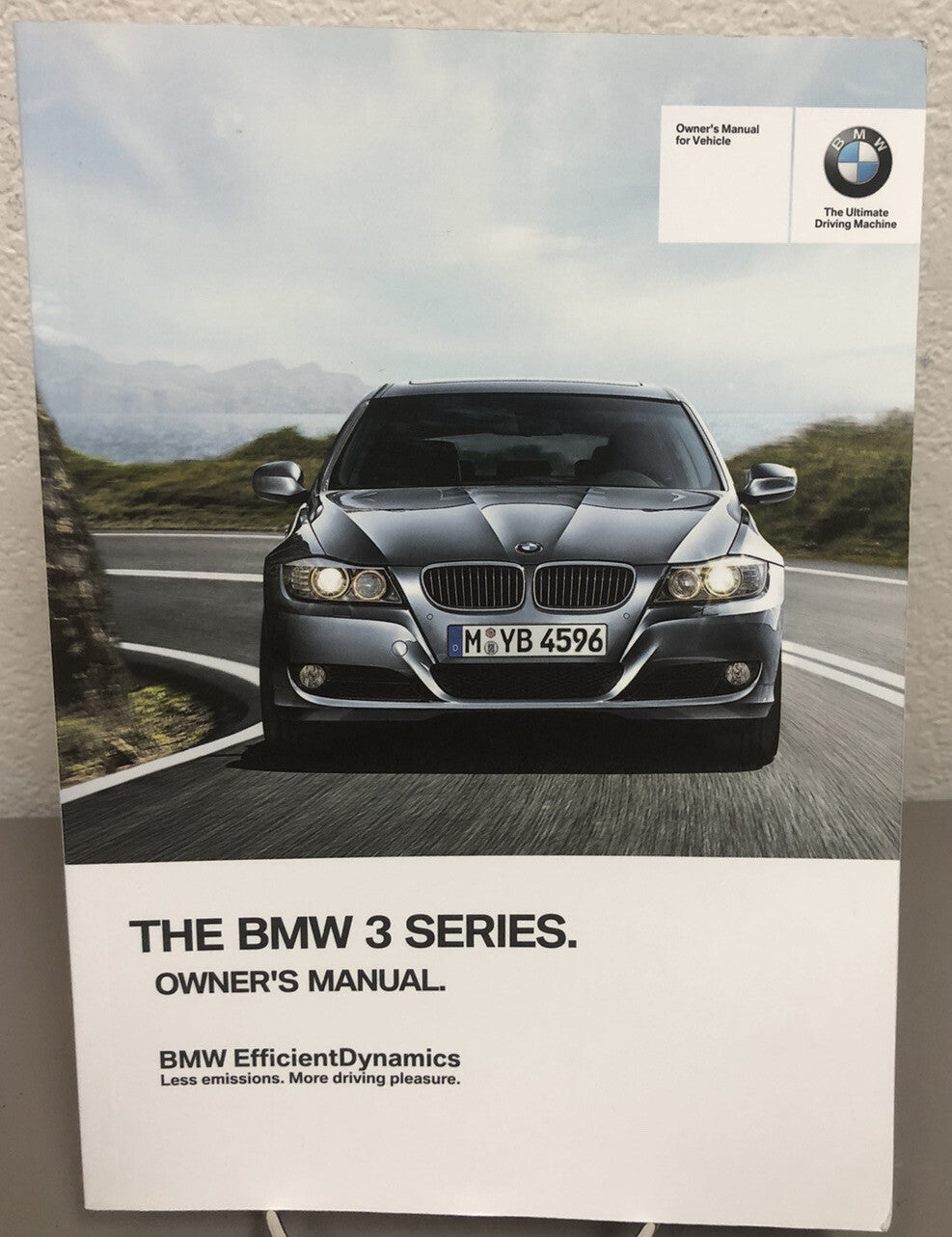 2012 BMW 3-Series Sedan Genuine OEM Owner's Manual Set w/BMW Case--Free Shipping